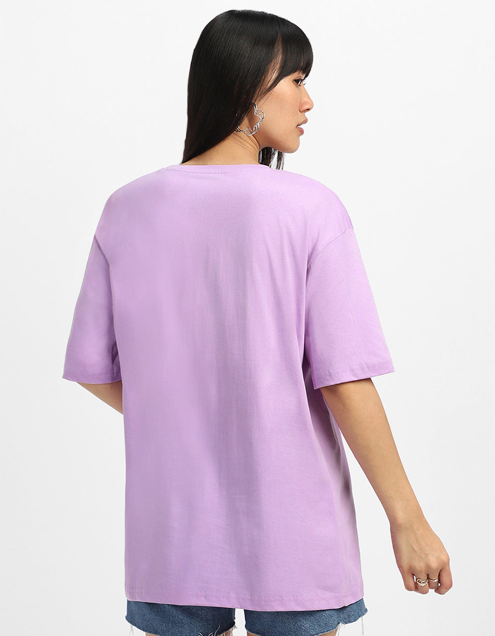 You Are Magic Typographic Oversized Fit Lilac T-Shirt