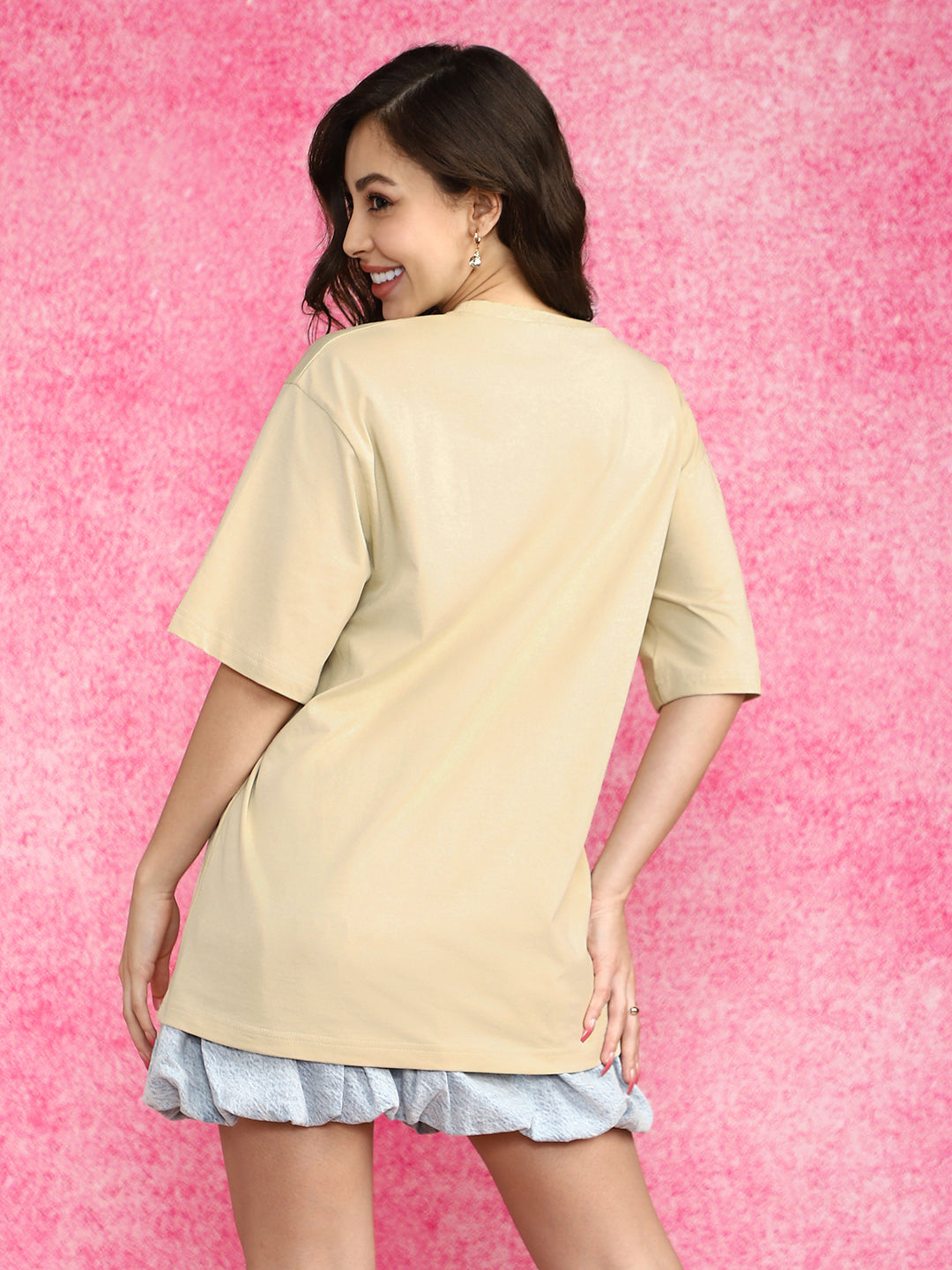 Blossom Dreams Swanwhite Oversized Graphic T-Shirt