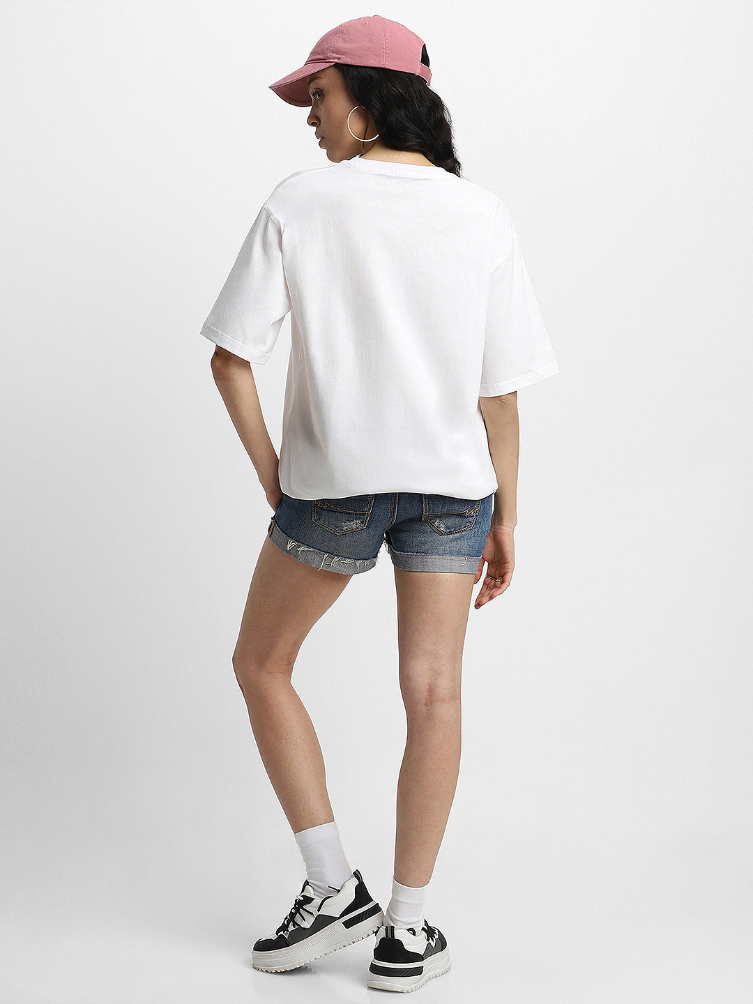 White Plain Oversized T-Shirt