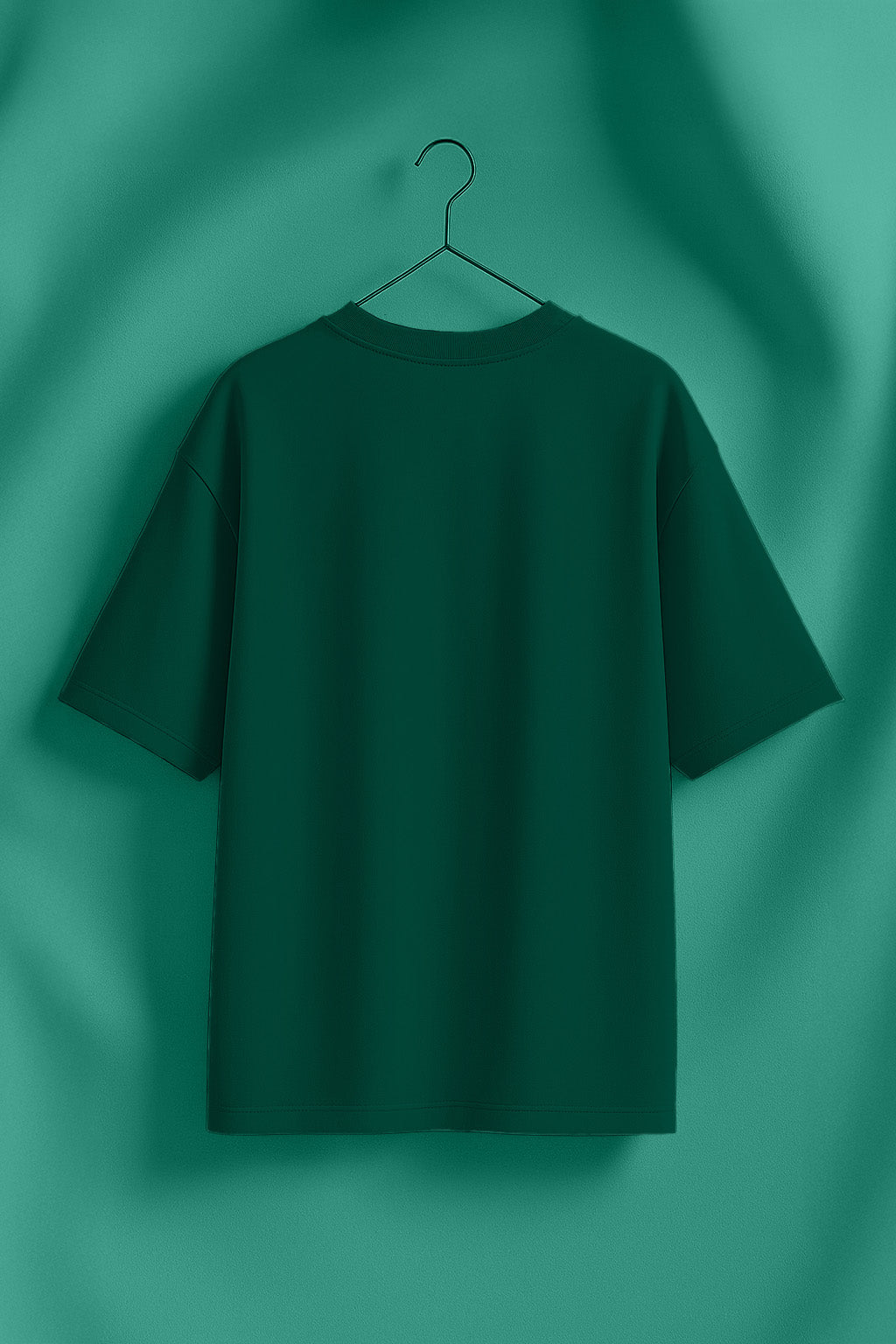 Juneberry Original Green Oversized Fit Graphic T-Shirt