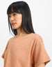 Cork Plain Boyfriend Fit T-Shirt