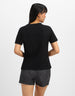 Black Plain V-Neck Regular Fit T-Shirt