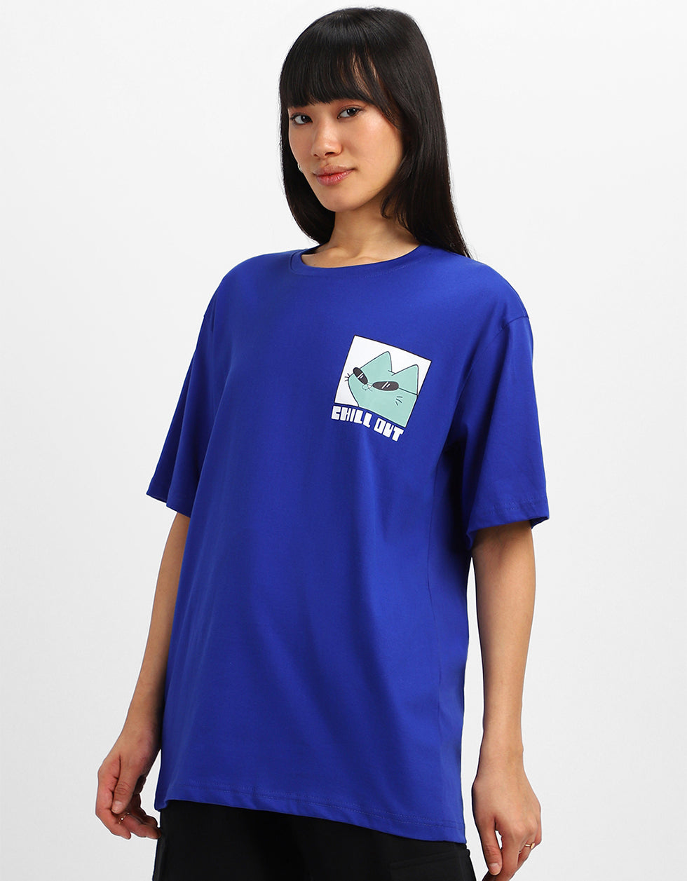 Chill Out Oversized Fit Graphic T-Shirt
