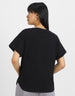 Black Plain Boyfriend Fit T-Shirt