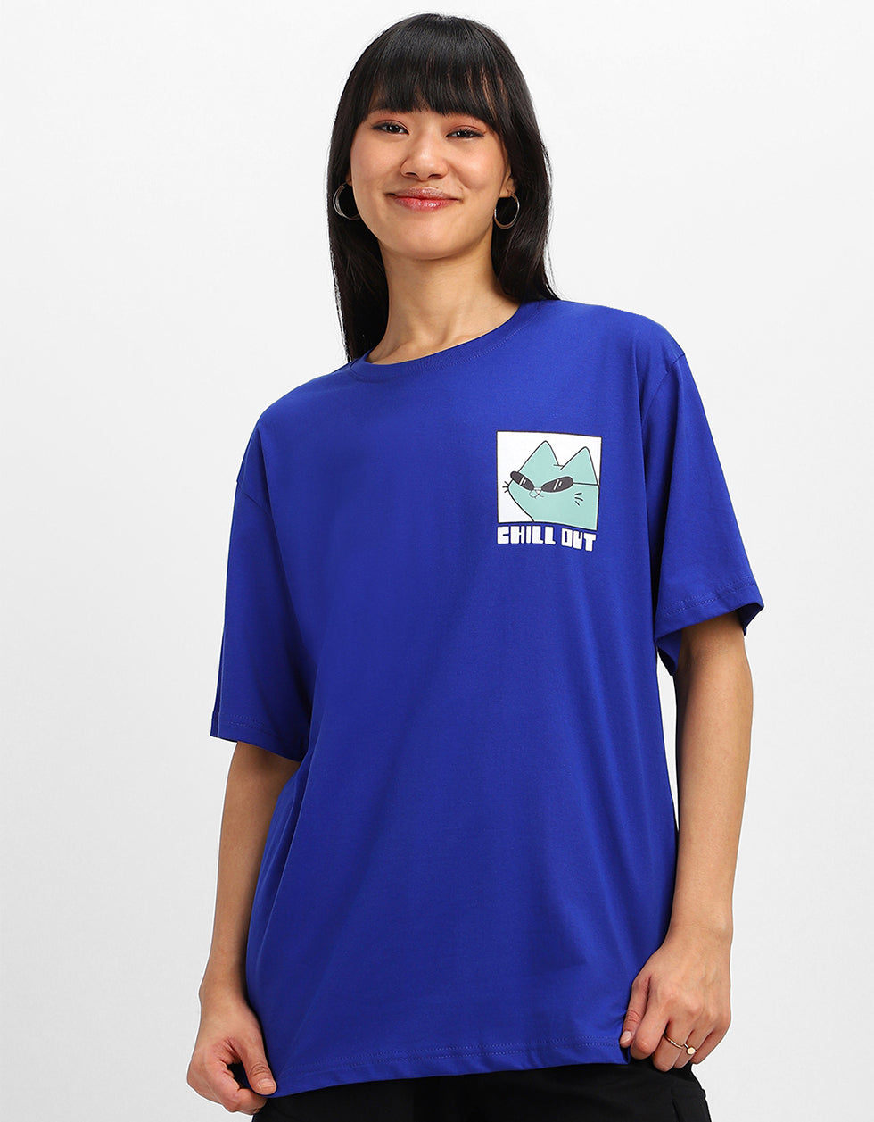 Chill Out Oversized Fit Graphic T-Shirt