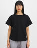 Black Plain Boyfriend Fit T-Shirt