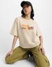 Winnie The Pooh Swan White Oversized Graphic T-Shirt