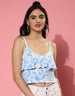 Atomizer Shoulder Strap Printed Crop-Top