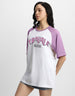 Trouble Maker White Oversized Graphic T-Shirt