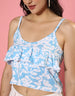 Atomizer Shoulder Strap Printed Crop-Top