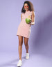 Potpourri Sleeveless High Neck Plain Sheath Bodycon fit Dress