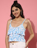 Atomizer Shoulder Strap Printed Crop-Top