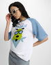 Feeling Pookie White Oversized Graphic T-Shirt