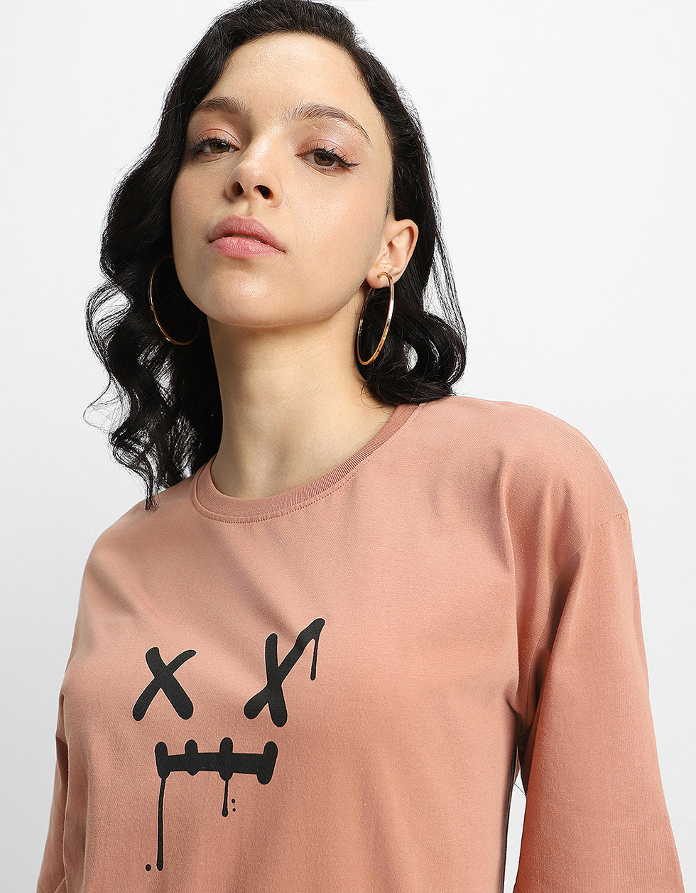 I Hate Everyone Cork Oversized Graphic T-Shirt