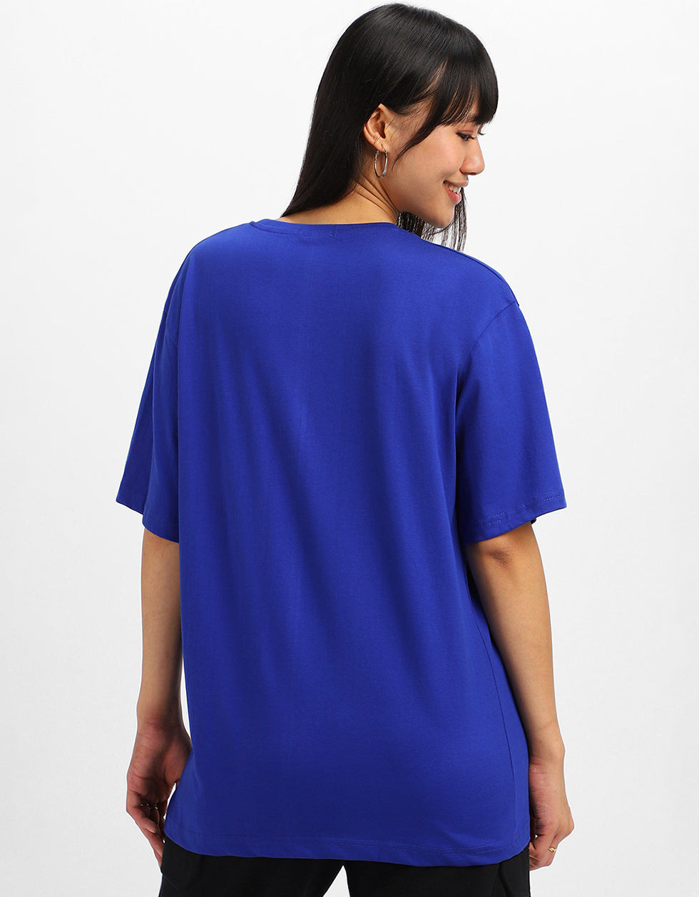 Disney Piglet Blue Oversized Graphic T-Shirt