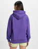 Take It Easy Typographic Printed Purple Oversized Hoodie