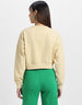 Stay Cool Printed Swan White Oversized Sweatshirt