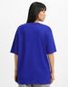 Feeling Pookie Royal Blue Oversized Graphic T-Shirt