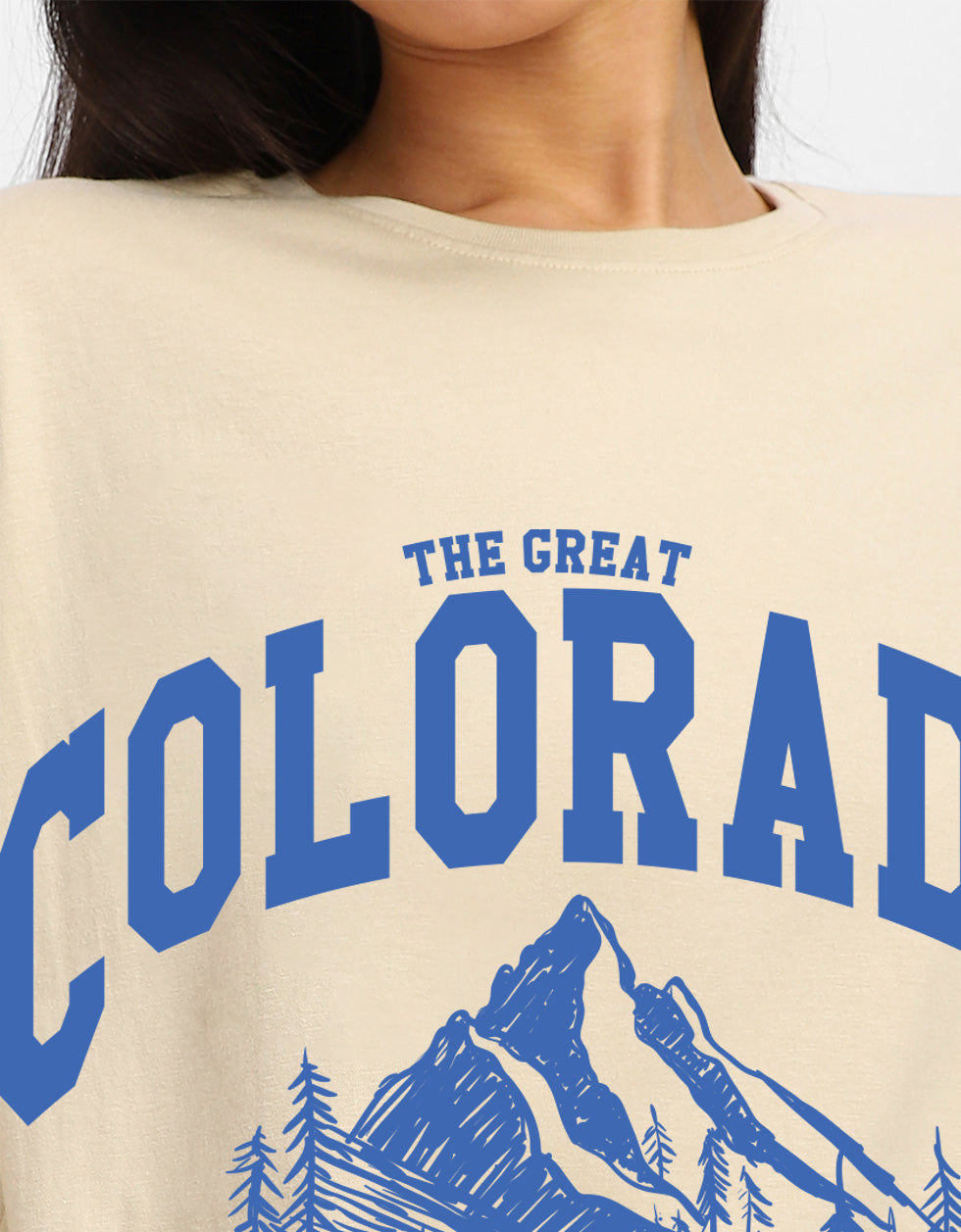 Colorado Swanwhite Oversized Graphic T-Shirt