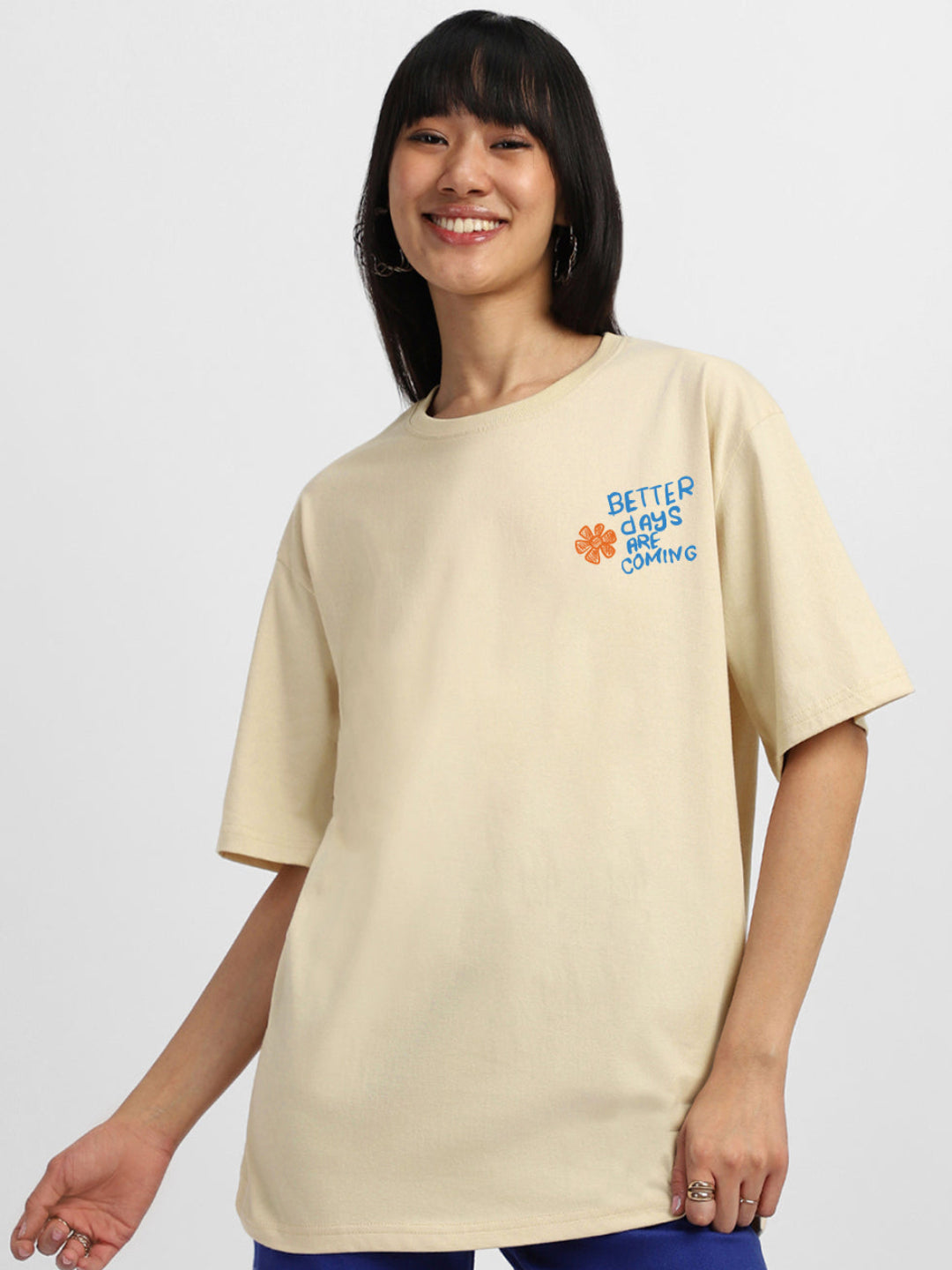 You Are Enough Swanwhite Oversized Graphic T-Shirt