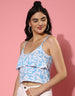 Atomizer Shoulder Strap Printed Crop-Top