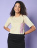 It's Not All That Bad Swanwhite Graphic Printed Crop-Top