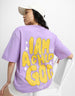 Child of God Lilac Oversized Graphic T-Shirt
