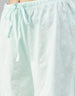 Just Imagine Ice Blue Printed Round Neck Top With Shorts Co-Ord Set