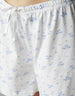 I'D Rather Be Sleeping White Printed Round Neck Top With Shorts Co-Ord Set