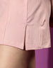 Zipper Closure Pink sleeveless Knee Length T-shirt Dress