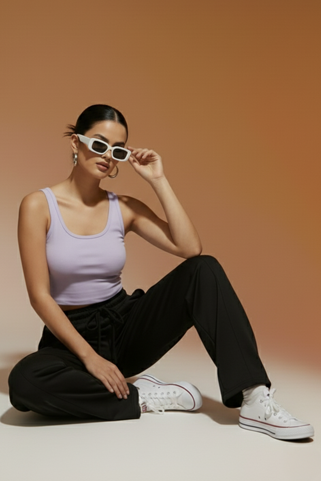 Black Active Wear 4 Pocket Knitted Cargo Jogger