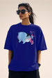 Disney Piglet Blue Oversized Graphic T-Shirt