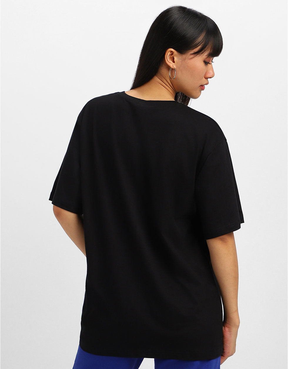 Eye Black Oversized Fit Graphic T-Shirt