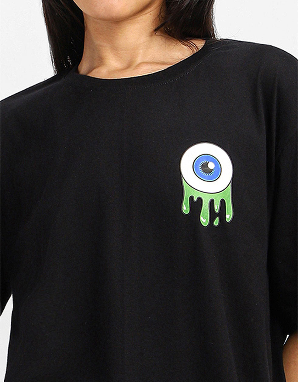 Eye Black Oversized Fit Graphic T-Shirt