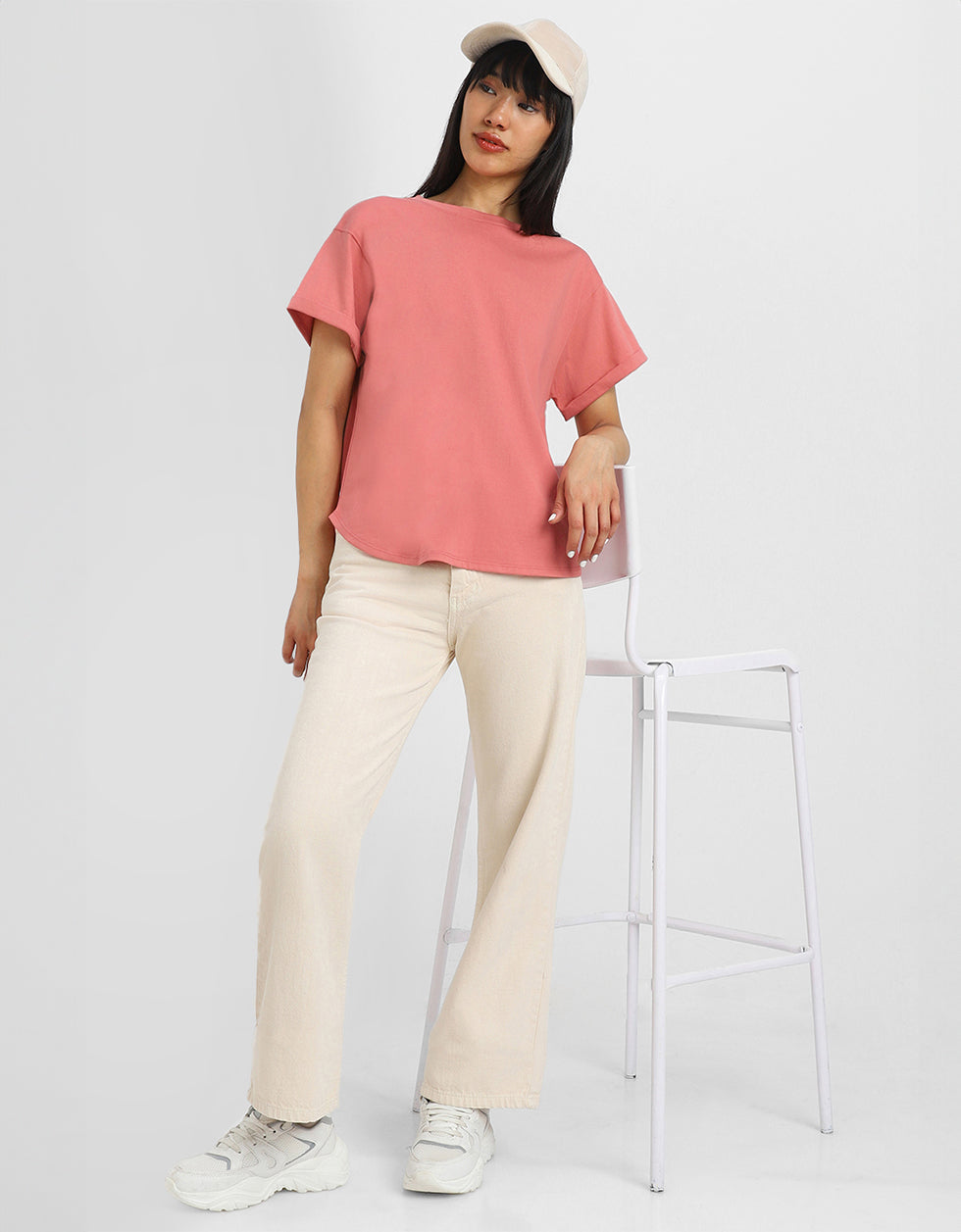 Soapnut Plain Boyfriend Fit T-Shirt