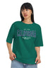 California Green Oversized Typographic T-Shirt