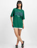 California Green Oversized Typographic T-Shirt