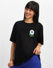 Eye Black Oversized Fit Graphic T-Shirt