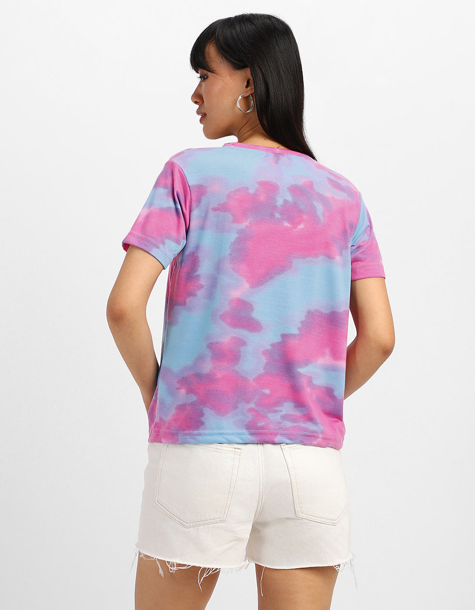 Babe Lilac Regular Fit Graphic T-Shirt