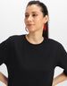 Travel More Black Graphic Printed Oversized T-Shirt