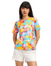 Wild And Free Multicolor Regular Fit Graphic T-Shirt