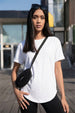 White Plain Boyfriend Fit T-Shirt
