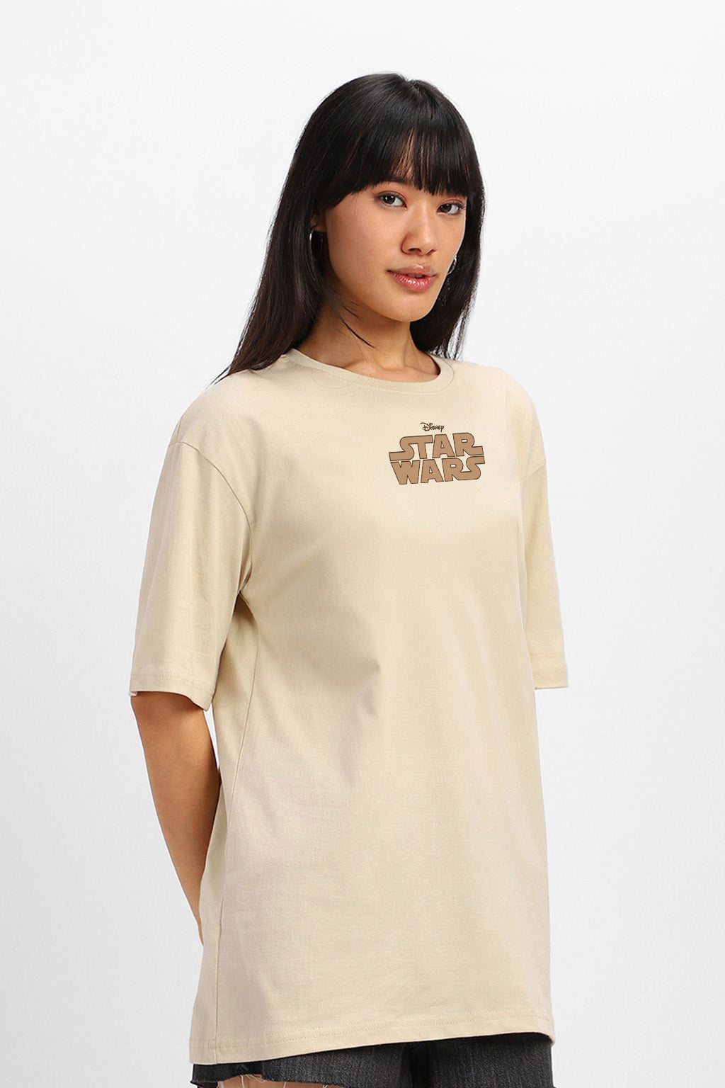 Star War Disney Swanwhite Oversized Graphic T-Shirt