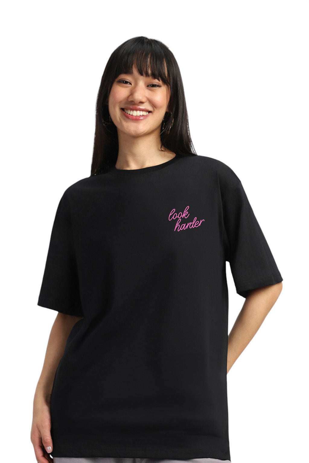 Disney Rafiki Black Oversized Fit Graphic T-Shirt