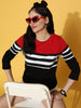 Red & Black Regular Fit Graphic T-Shirt