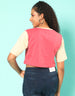 Youth Culture Magenta Graphic Printed Crop-Top