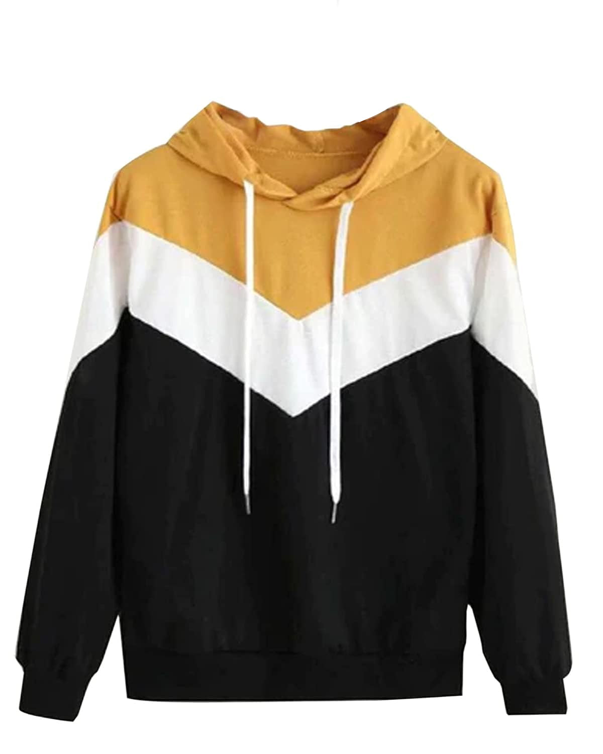 Color Blocked Multicolor Regular Fit Hoodie