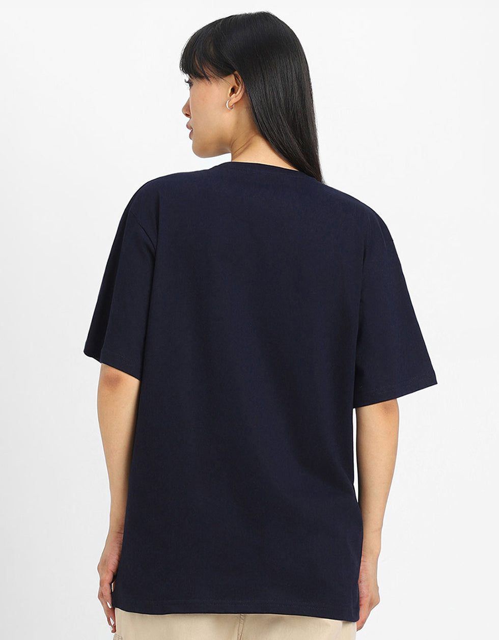 California Navy Oversized Typographic T-Shirt