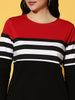 Red & Black Regular Fit Graphic T-Shirt