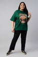 Colorado Green Plus Size Printed T-shirt